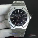 BF Factory Audemars Piguet Royal Oak 15400 41mm Watch - Black Petite Tapisserie Face Copy Cal.3120
